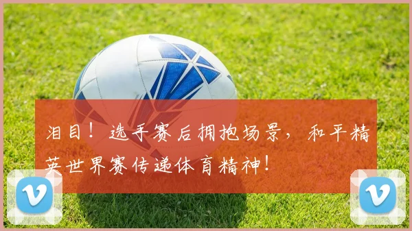 泪目!选手赛后拥抱场景,和平精英世界赛传递体育精神!